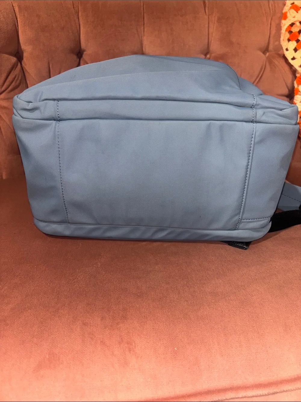 AWAY smoke blue backpack overnight multi pocket travel bag carry on vacation